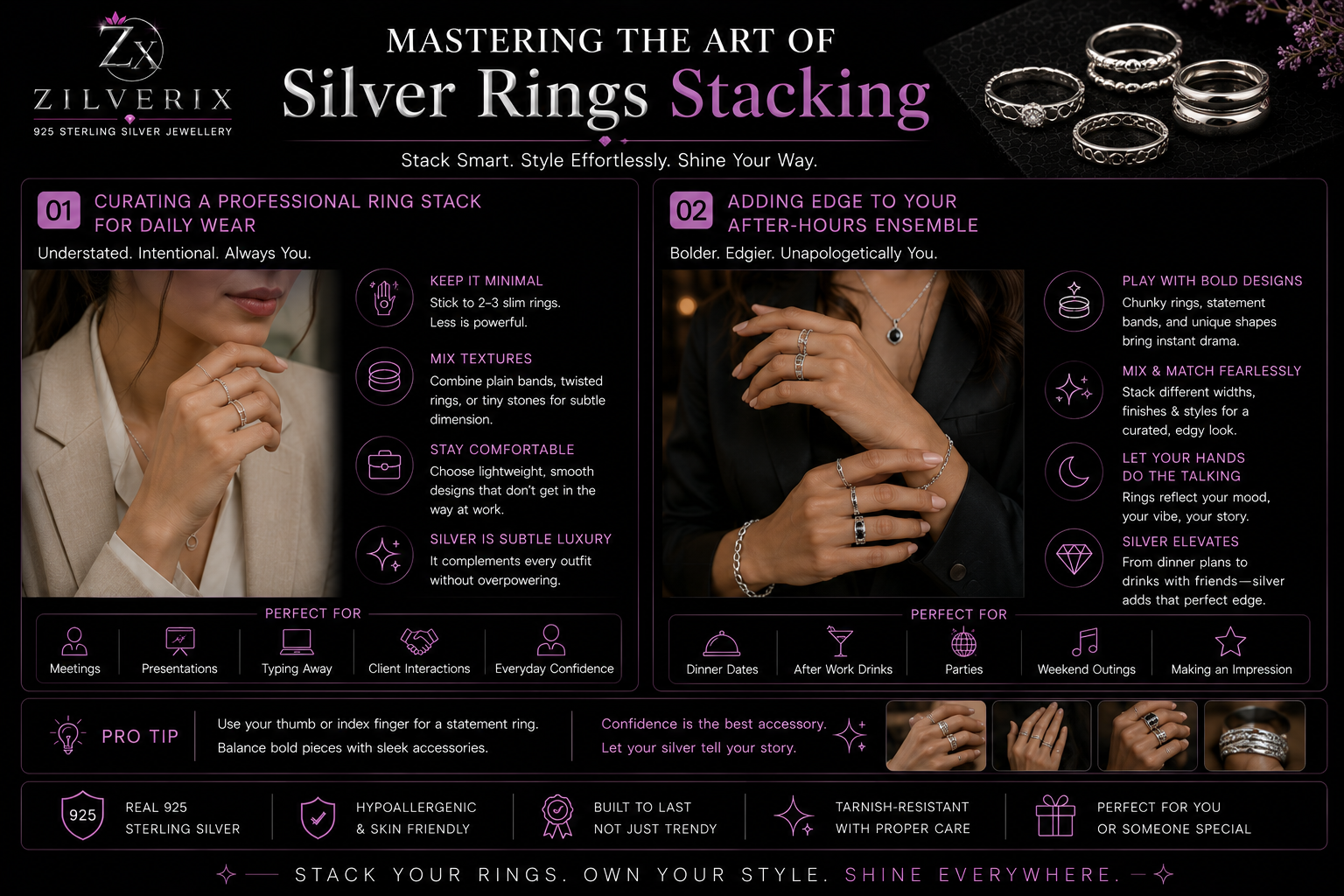 silver jewelry fashion tips