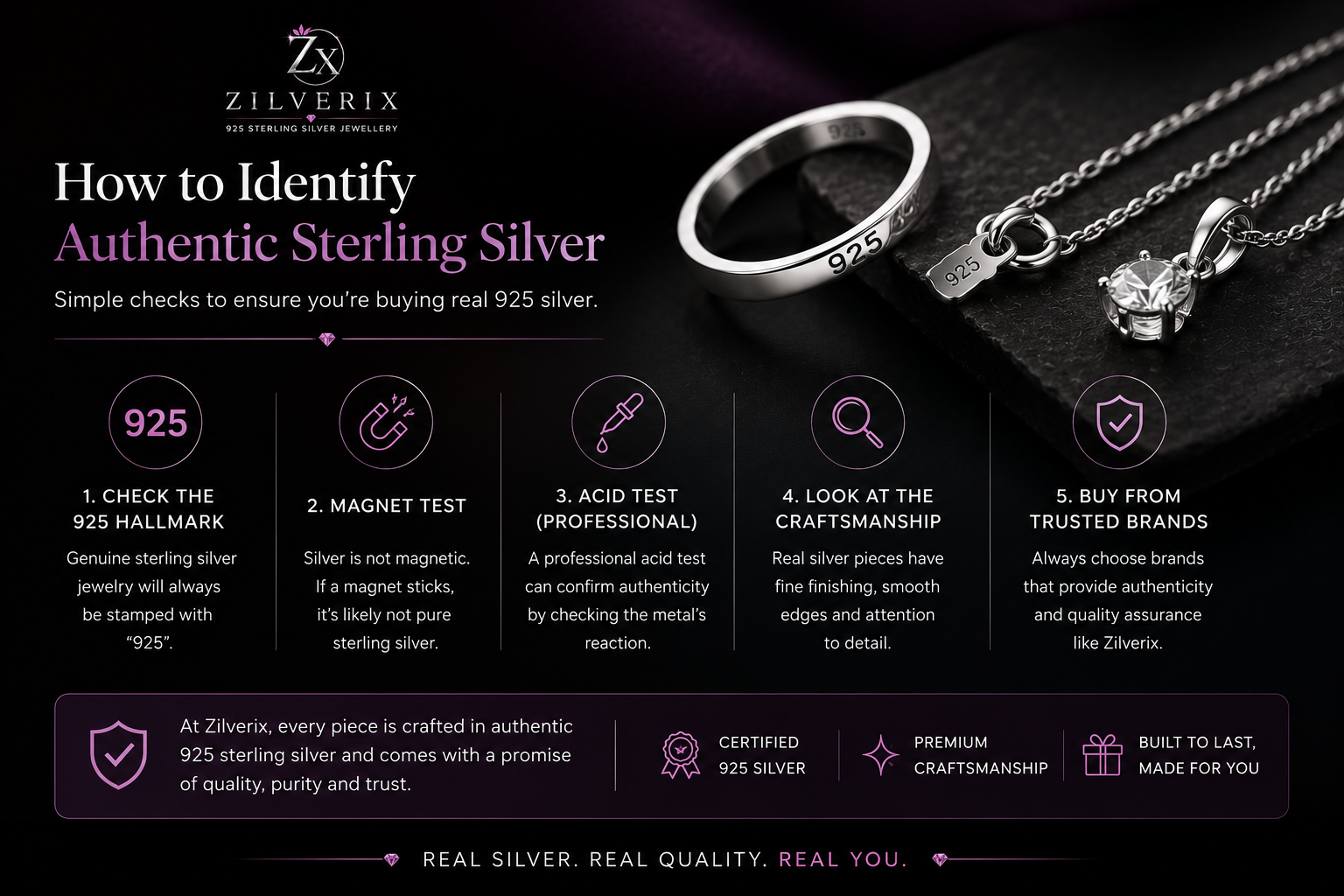 925 sterling silver jewellery