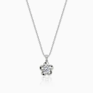Celestia Bloom AAAAA+ CZ 925 Sterling Silver Pendant Necklace