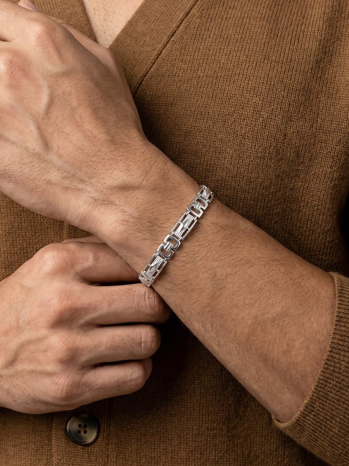 aditya-roy-kapur-silver-classy-link-bracelet-for-him